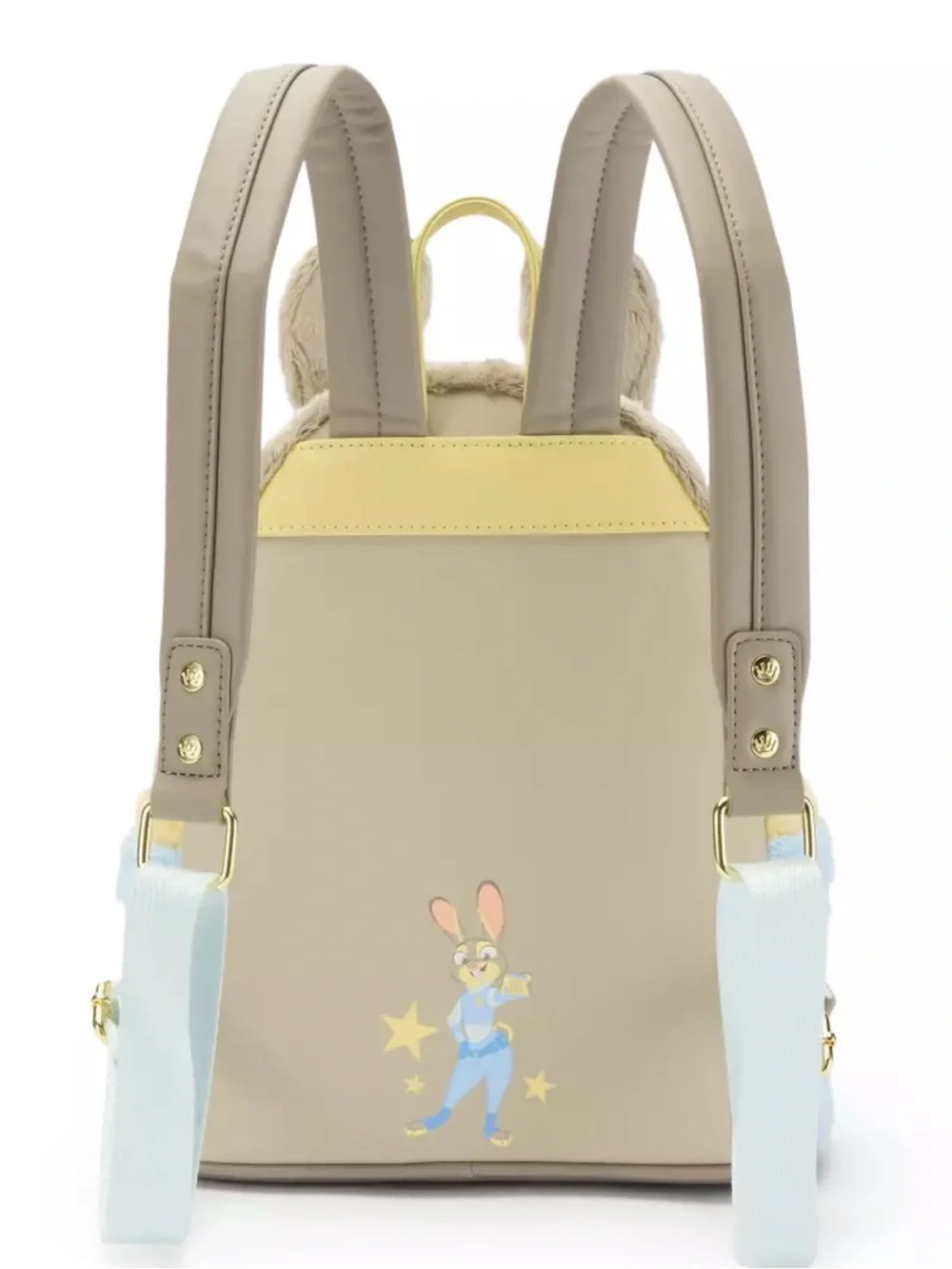 Loungefly X Disney Judy Hopps Fuzzy Mini Backpack NWT